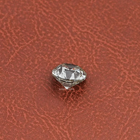 Side View of Old Cushion Cut Lab Grown Loose Diamond In White Gold