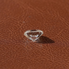 Side View Of Cushion Cut Loose Moissanite Stone