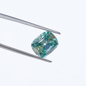 Front View Of Moissanite Old Mine Cushion Cut Loose