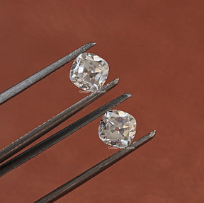 Old Mine Cushion Cut Loose Moissanite
