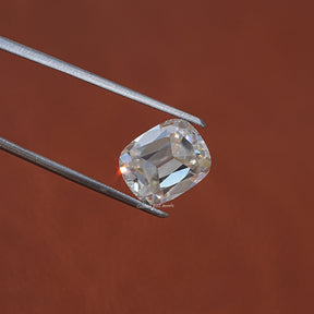 View Of Old Mine Cushion Cut Moissanite