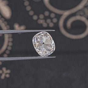 Near Colorless Old Cut Cushion Loose Moissanite