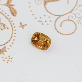 Top View of Cushion Cut Loose Moissanite