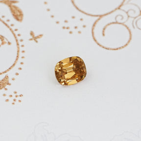 Top View of Cushion Cut Loose Moissanite