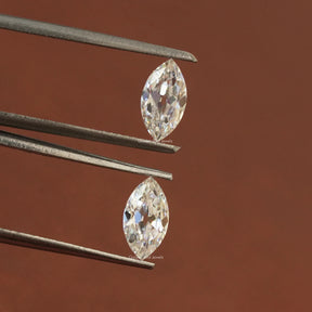 In Tweezer View Of Colorless Old Mine Marquise Cut Loose