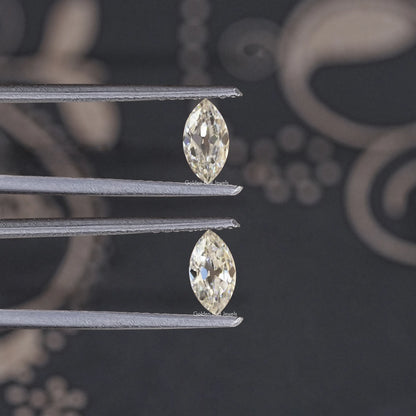 Old Mine Marquise Cut Loose Moissanite