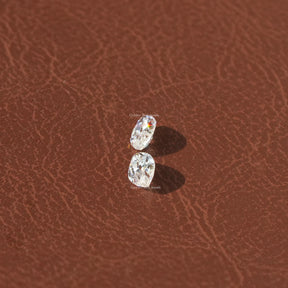 Front View Of Marquise Cut Moissanite Stone