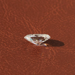 Side view of Moissanite Old Mine Moval Cut Stone