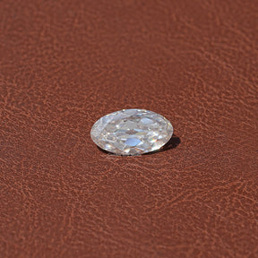 Side View Of Moval Cut Loose Moissanite