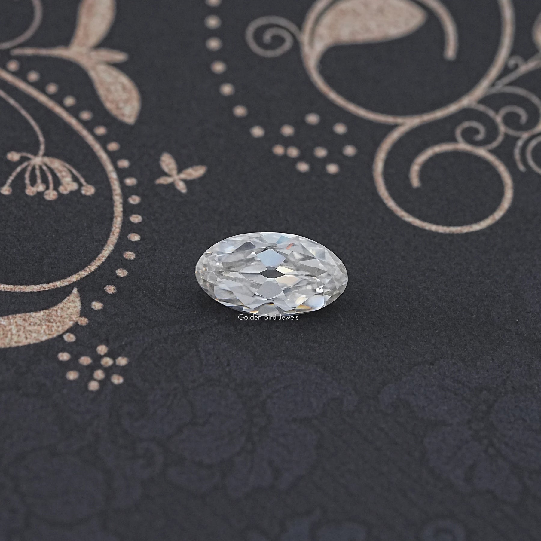 Old Mine Moval Moissanite Loose Stone