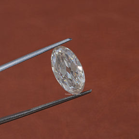 Old Mine Moval Cut Loose Moissanite