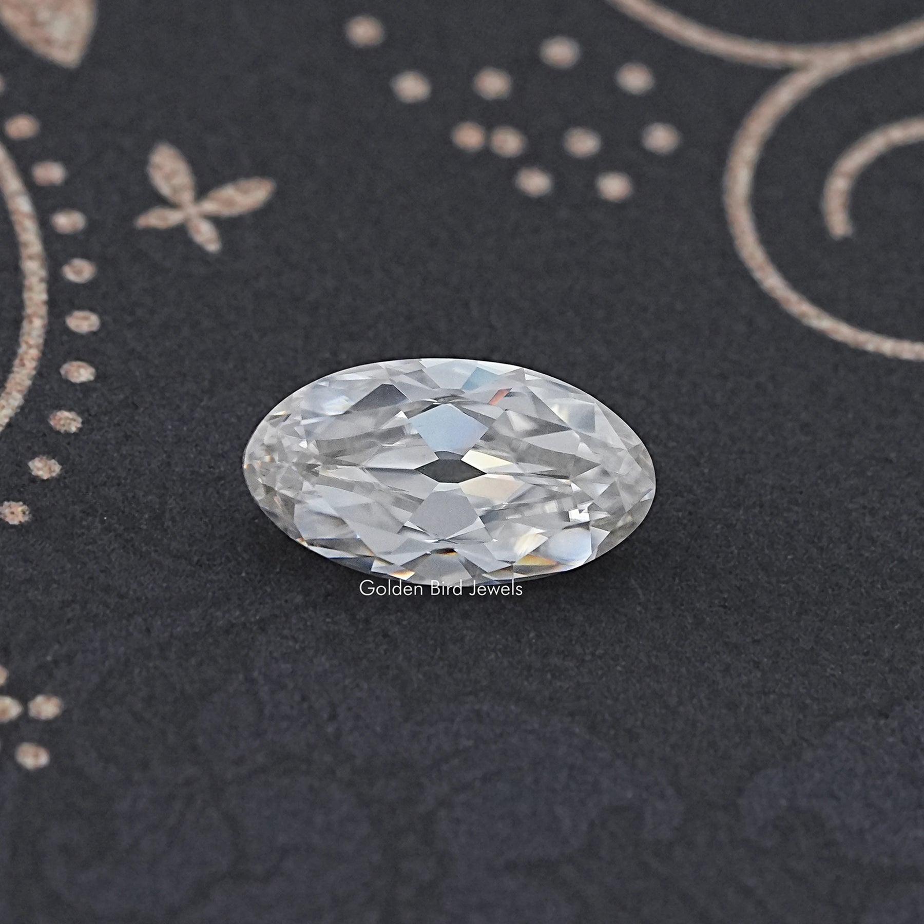 Old Mine Moval Moissanite Loose Stone
