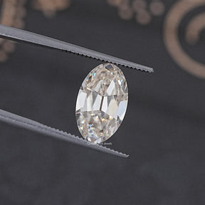 Old Mine Oval Moissanite Loose Stone