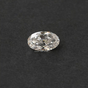 Front View Of Moissanite Old Mine Oval Cut Loose