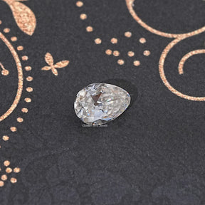 Old Mine Pear Cut Loose Moissanite