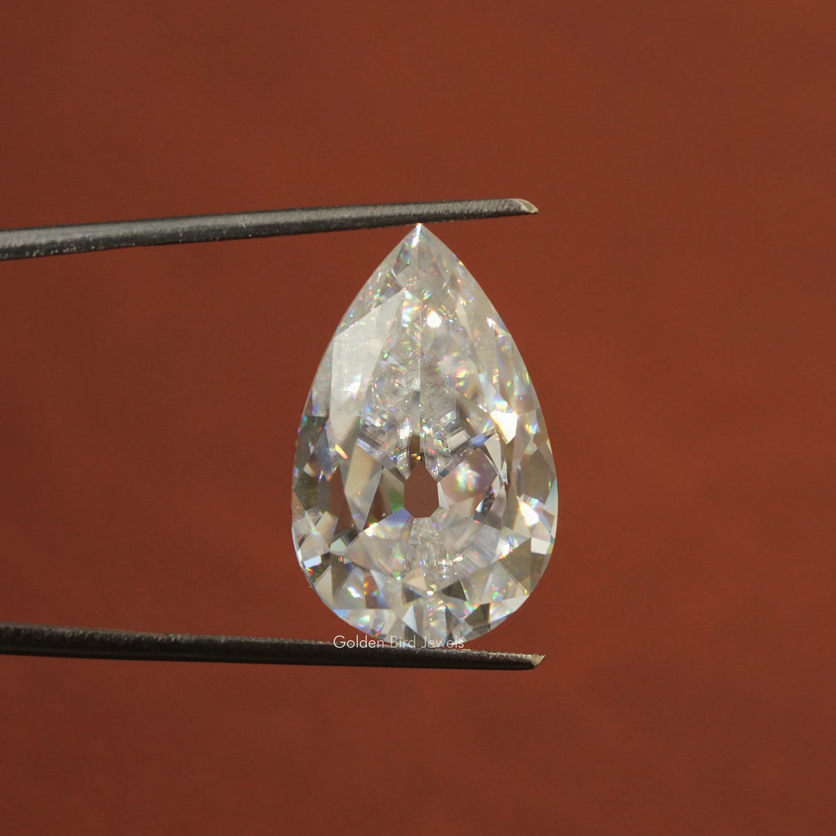 Old Mine Pear Shaped Loose Moissanite