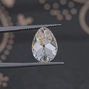 Old Mine Pear Cut Loose Moissanite