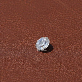 Cross View Of Moissanite Old Single Cut Loose Stone