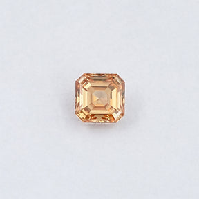 View of Orange Moissanite loose stone 