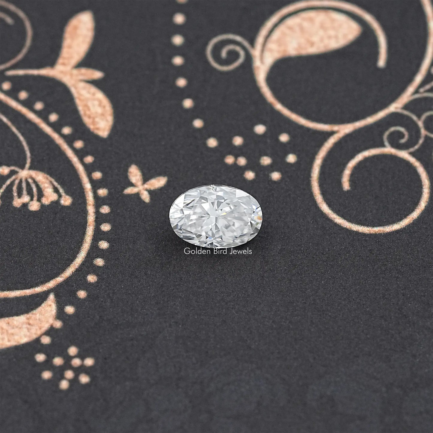 Crushed Ice Oval Moissanite Loose Stone