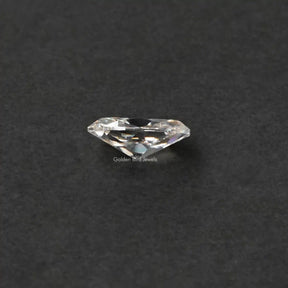 Side View Of Near Colorless Oval Shaped Loose Stone