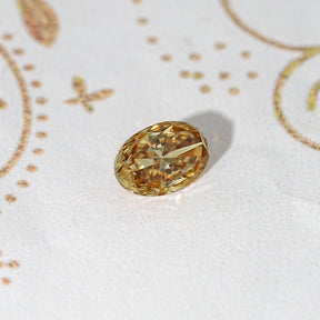 Champagne Oval Moissanite Loose Stone