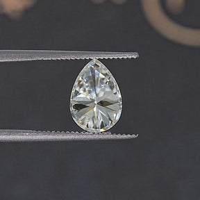 Near Colorless Pear Moissanite Loose