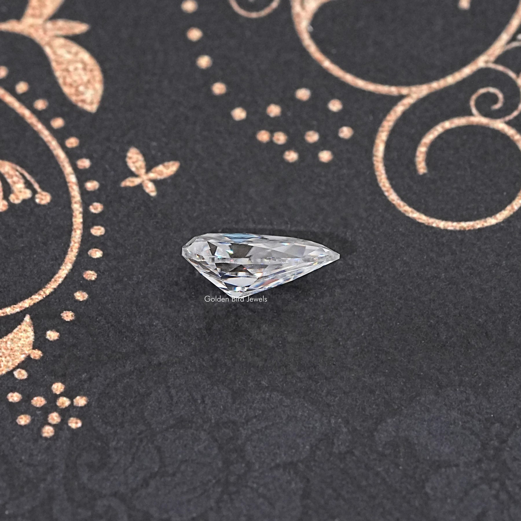 Old Mine Pear Cut Loose Moissanite