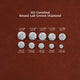 Round Cut Lab Grown Loose Diamond