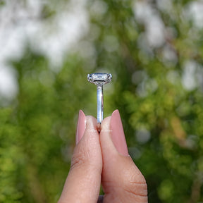 Radiant And Pear Cut Toi Et Moi Moissanite Ring