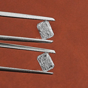 Tweezer holding In Radiant Cut Loose Diamond 