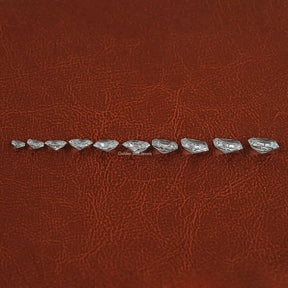 Side View of Radiant Cut Loose Lab Grown Diamond In White 