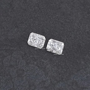 Radiant Cut Loose Moissanite Pair