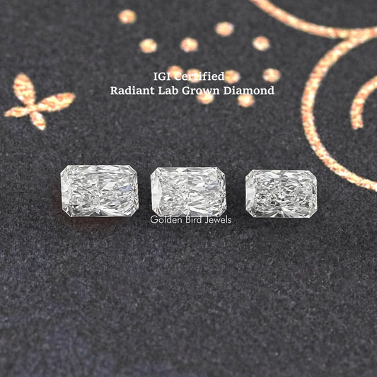 IGI Certified Radiant Cut Loose Lab Diamond