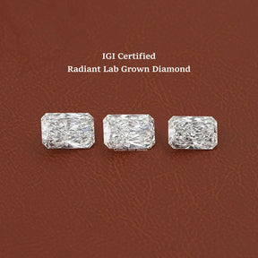 IGI Certified Radiant Cut Loose Lab Diamond