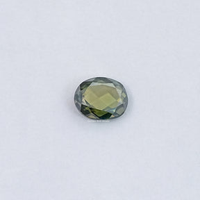 View Of Rose cut Oval Loose Moissanite 
