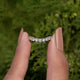 Round Cut Diamond Ring Full Eternity Band