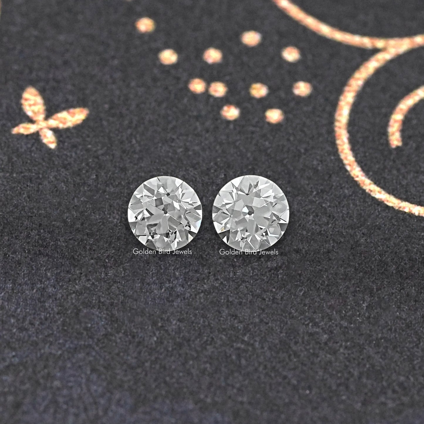 Old European Round Diamond Matching Pair