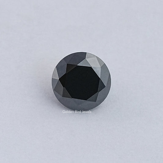 Black Round Cut Moissanite Loose Stone