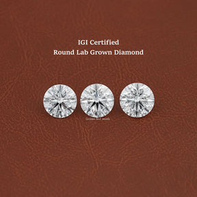 Round Cut Lab Grown Diamond Loose