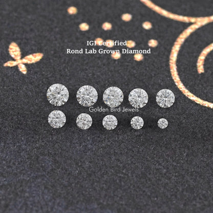 Round Cut Lab Grown Loose Diamond