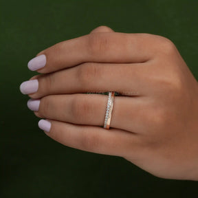 Round Cut Lab Diamond Eternity Band
