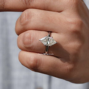 Dutch Marquise cut Moissanite Ring