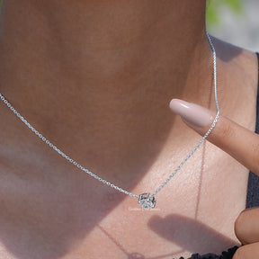 Back view of diamond Round cut bracelet