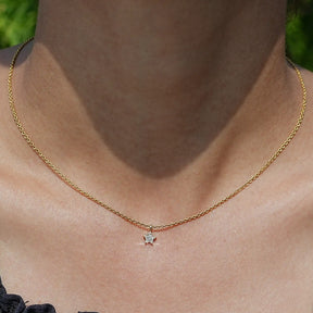 View Of Round Cut Lab Diamond Pave Set Pendant In Women's