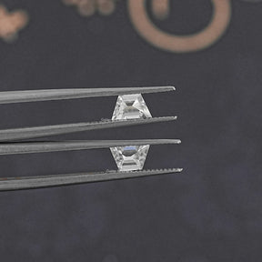 Step Cut Trapezoid Moissanite Matching Pair