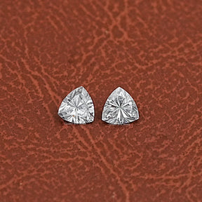 Top View Of Trillion Cut Matching Pair