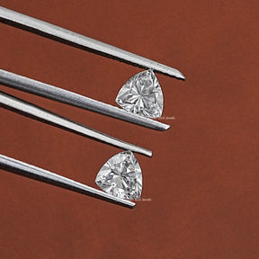Top View of Trillion Shaped Lab Diamond