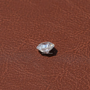 Detailed View Of Moissanite Old Single Cut Loose Stone