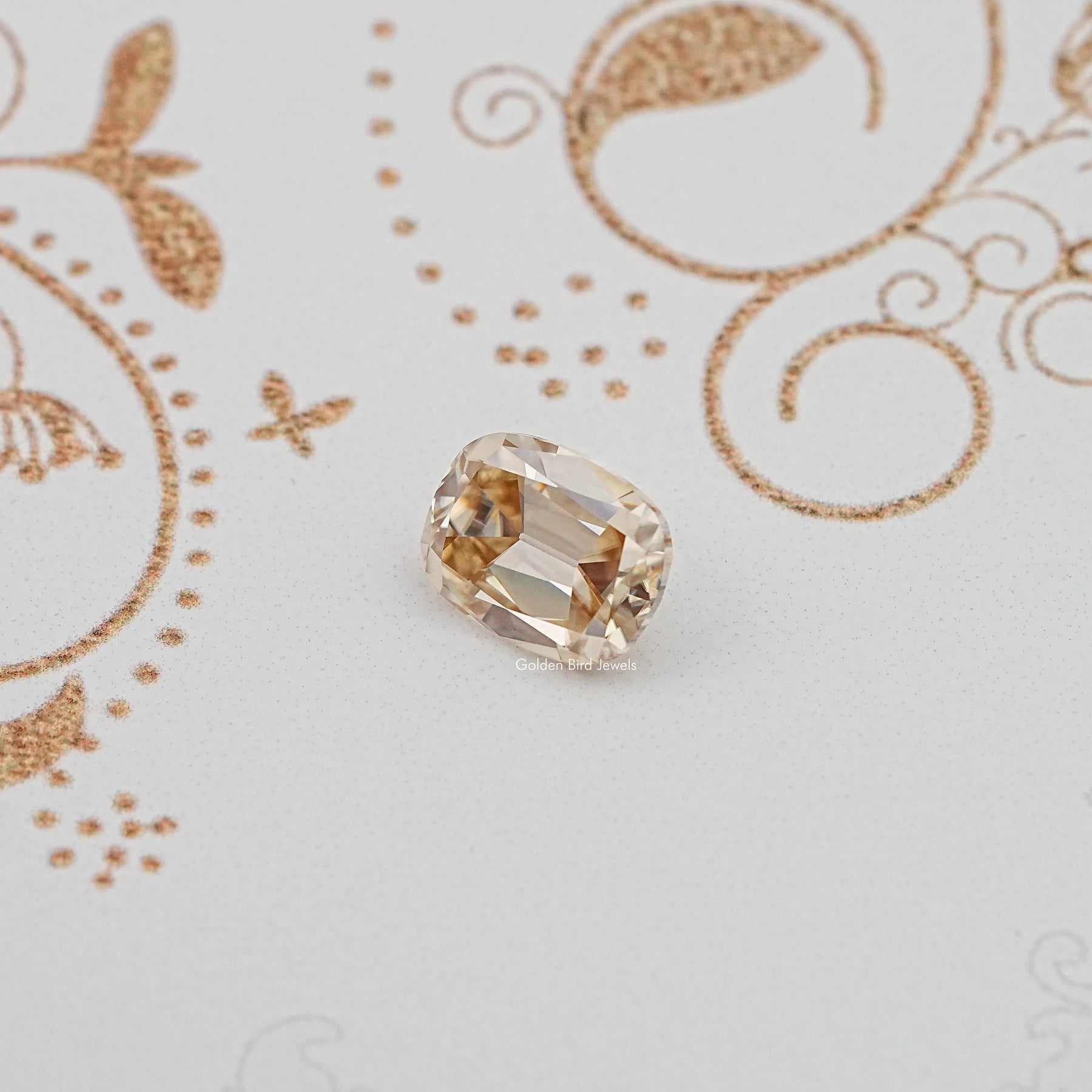 Old Mine Yellow Cushion Loose Stone